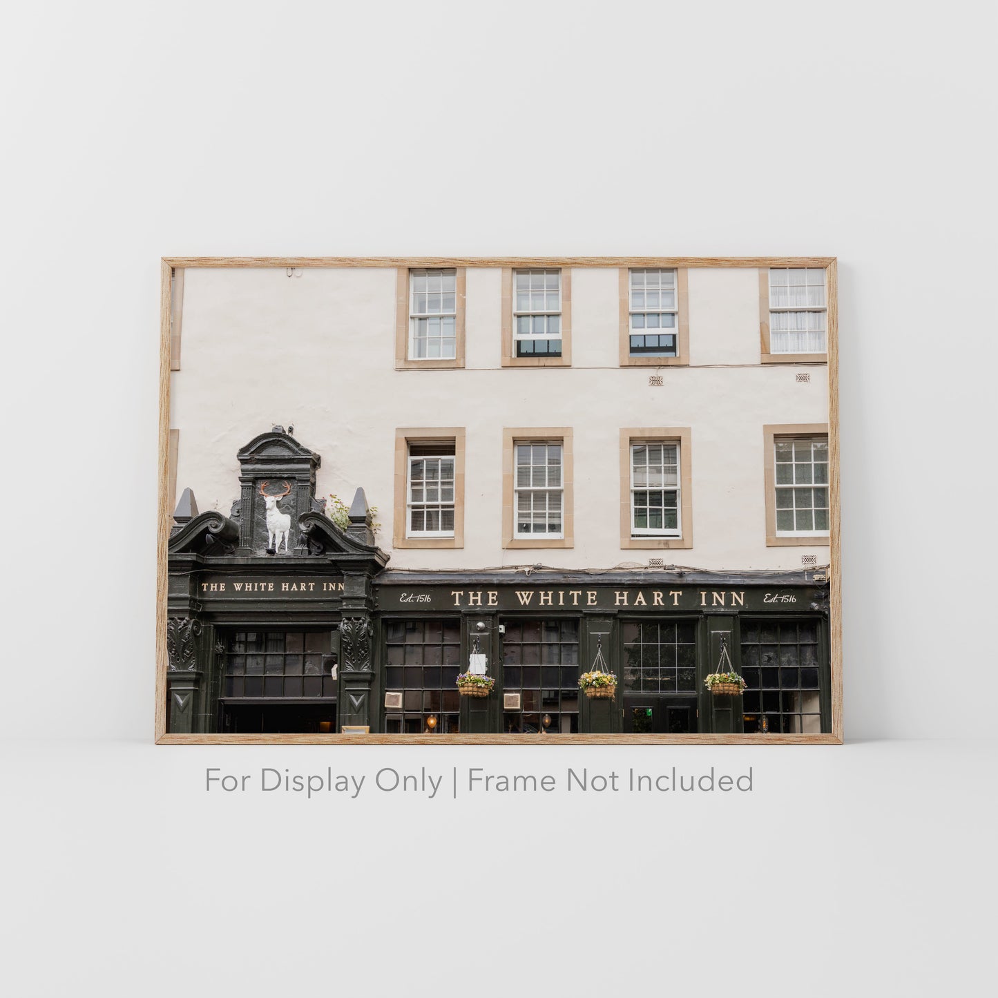 Edinburgh Scotland Tavern Photography Print or Canvas - The White Hart Inn