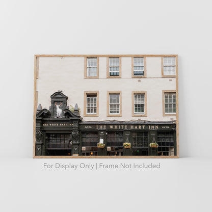 Edinburgh Scotland Tavern Photography Print or Canvas - The White Hart Inn