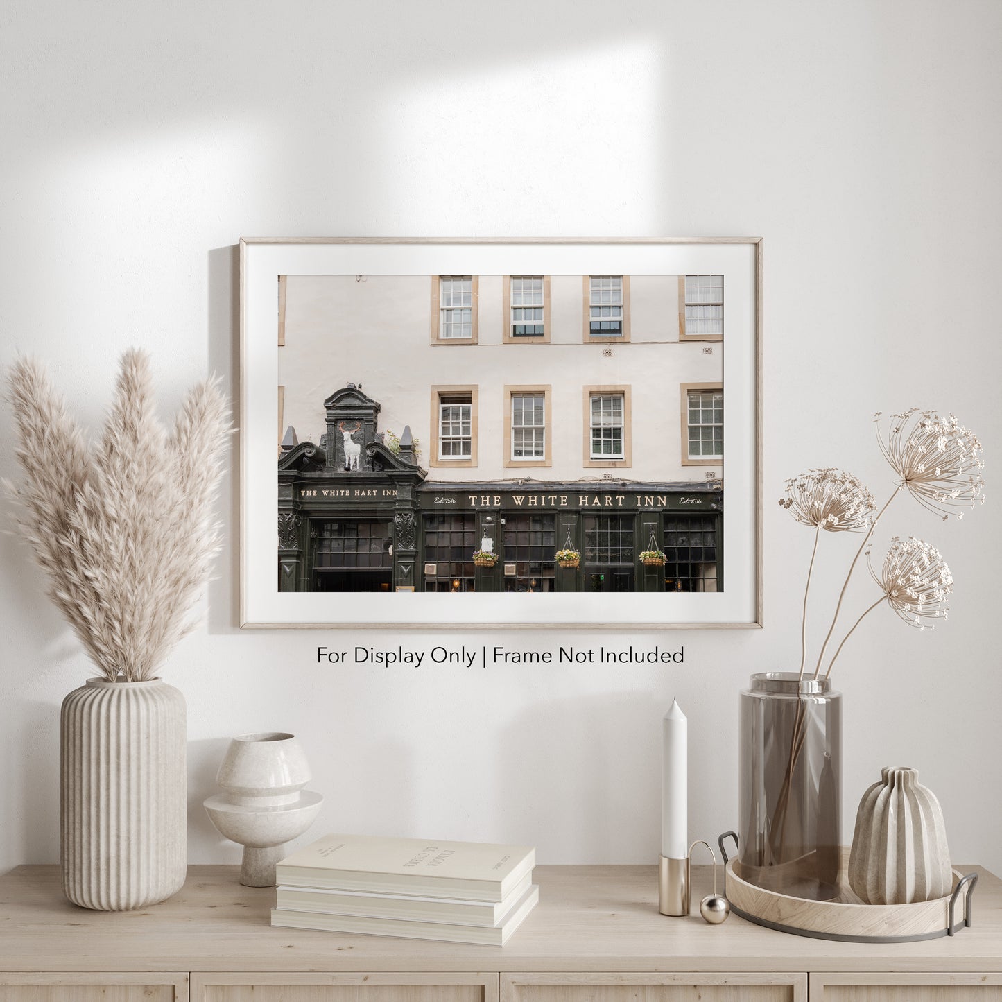 Edinburgh Scotland Tavern Photography Print or Canvas - The White Hart Inn