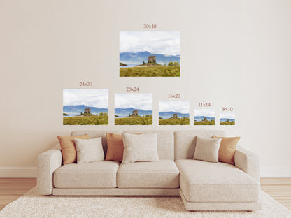 Castle Stalker Scotland Wall Art – Historic Highlands Castle Travel Photography Print or Canvas
