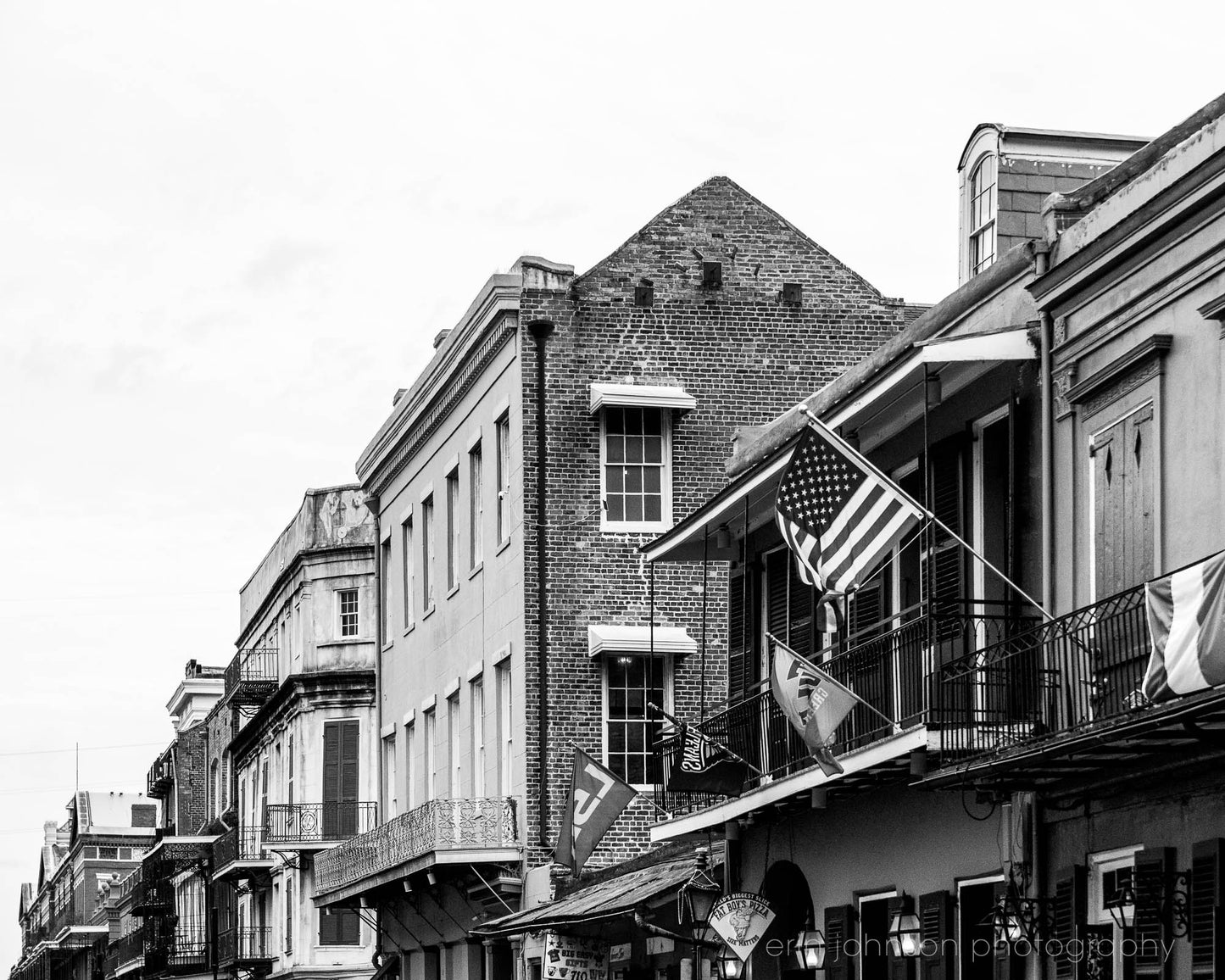 St Peter Street | New Orleans Black and White Photography