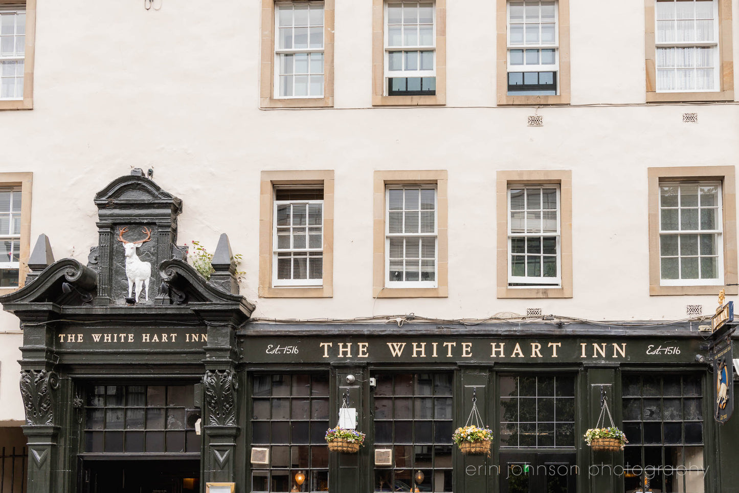 Edinburgh Scotland Tavern Photography Print or Canvas - The White Hart Inn