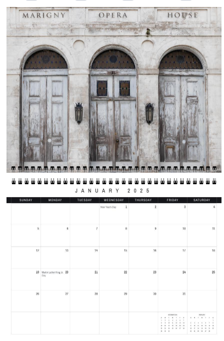 2025 New Orleans Wall Calendar