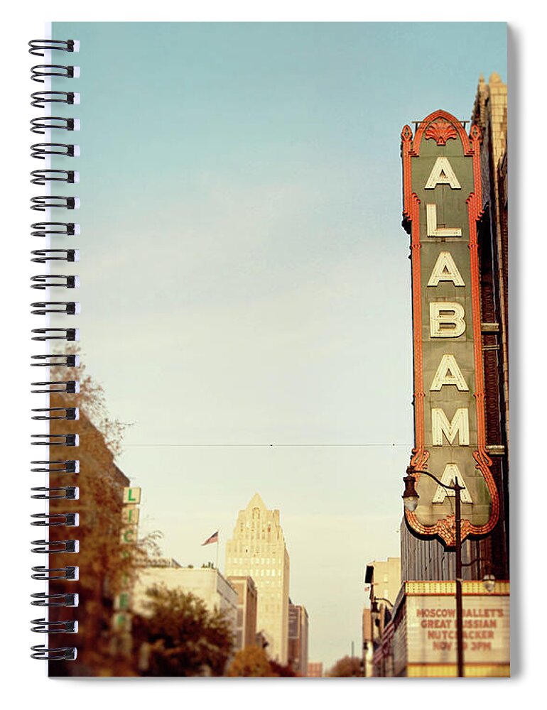 Alabama Theater Birmingham Alabama - Spiral Notebook