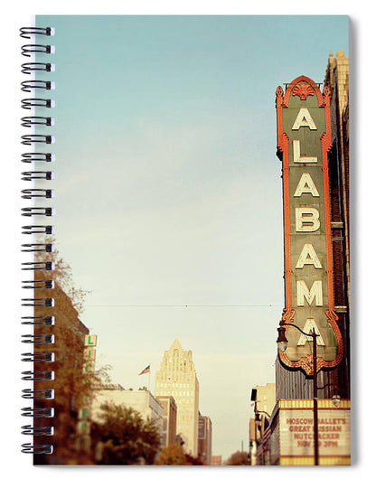 Alabama Theater Birmingham Alabama - Spiral Notebook
