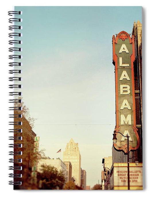 Alabama Theater Birmingham Alabama - Spiral Notebook