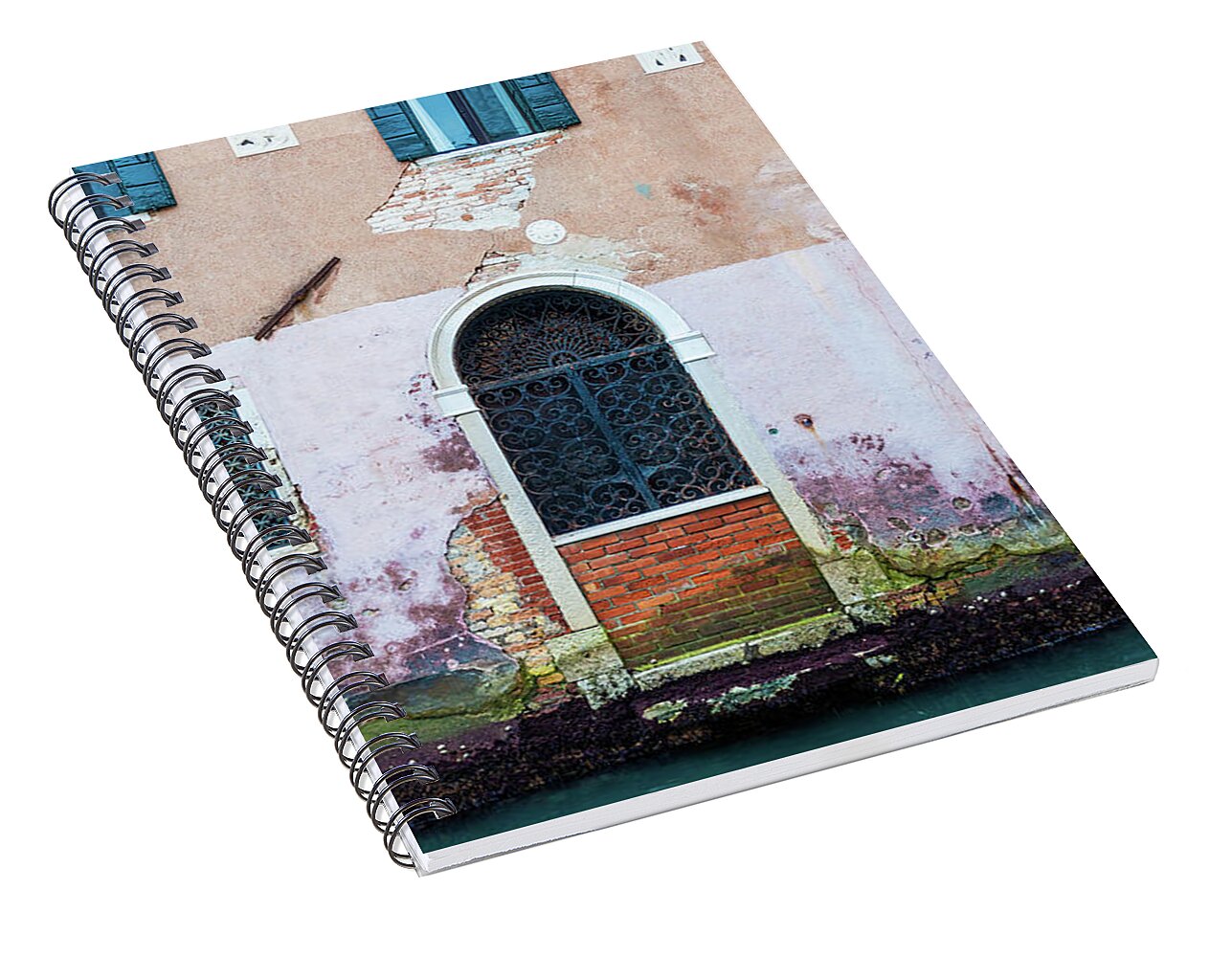 Arched Doorway - Spiral Notebook