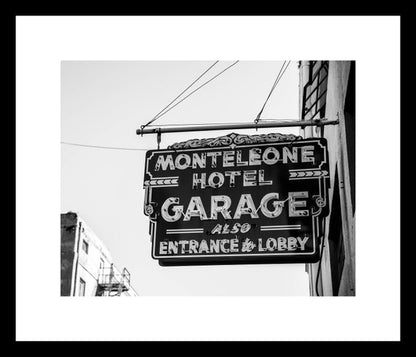 Monteleone Hotel Black and White | New Orleans Photograph