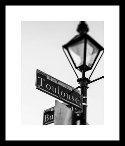 Toulouse Street in Black and White | New Orleans Photography