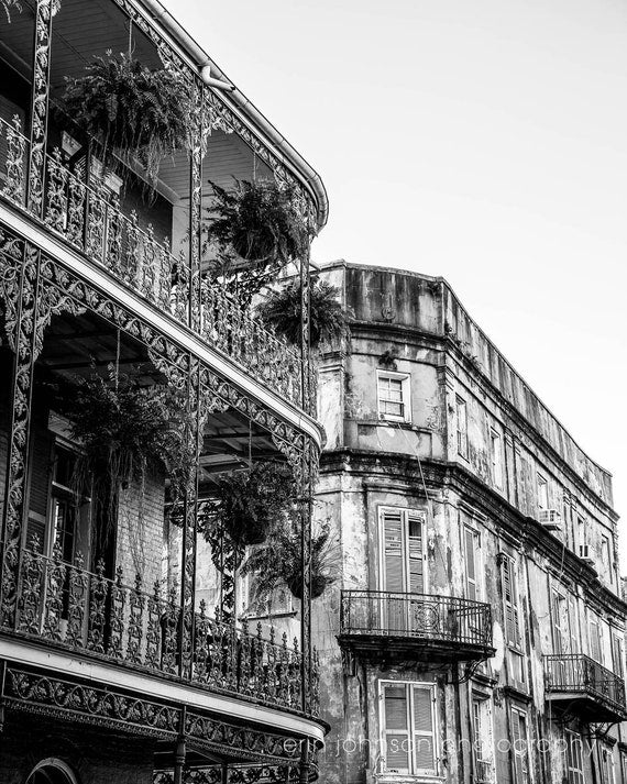 Royal Street | Black and White New Orleans Art