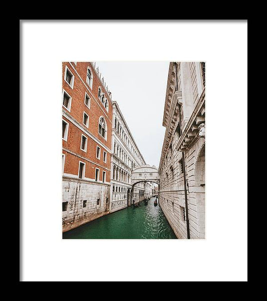 Venice Italy Photograpy | Bridge of Sighs | Framed Print