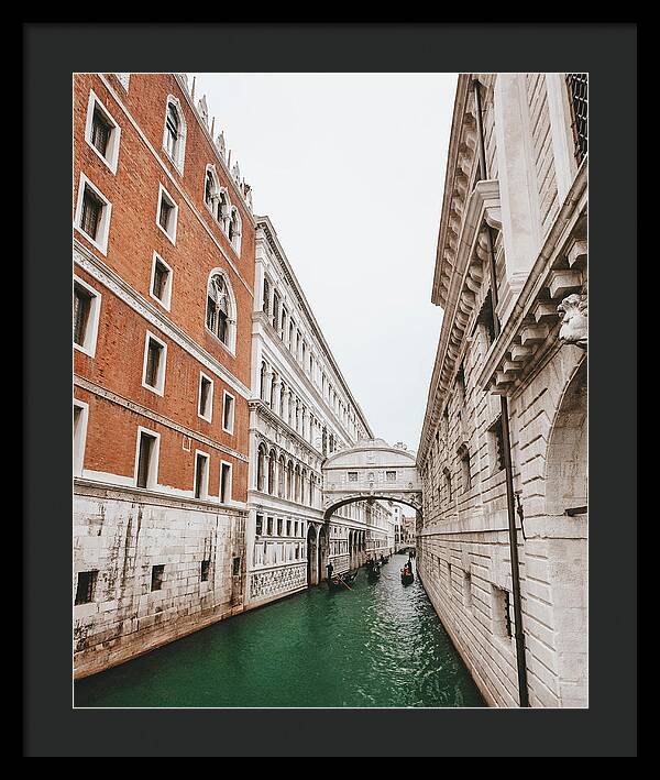 Venice Italy Photograpy | Bridge of Sighs | Framed Print