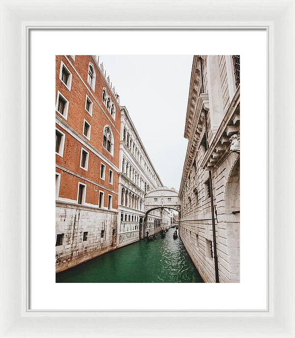 Venice Italy Photograpy | Bridge of Sighs | Framed Print