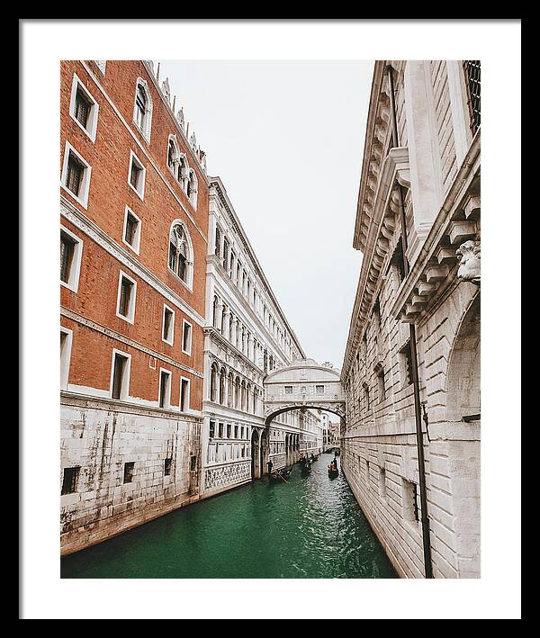 Venice Italy Photograpy | Bridge of Sighs | Framed Print