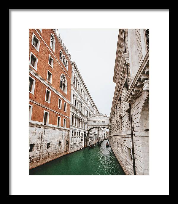 Venice Italy Photograpy | Bridge of Sighs | Framed Print