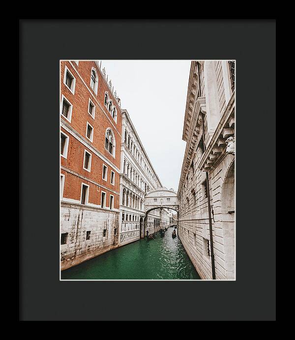 Venice Italy Photograpy | Bridge of Sighs | Framed Print