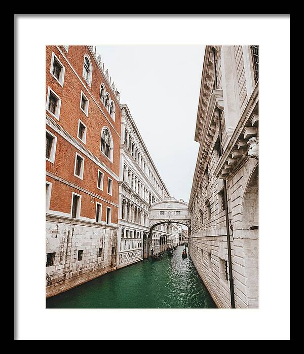 Venice Italy Photograpy | Bridge of Sighs | Framed Print