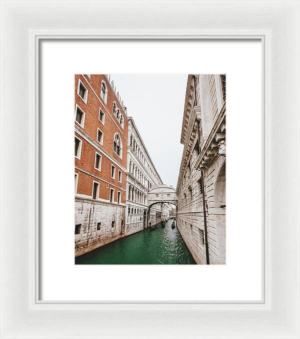 Venice Italy Photograpy | Bridge of Sighs | Framed Print