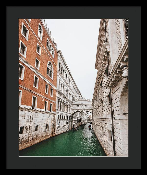 Venice Italy Photograpy | Bridge of Sighs | Framed Print