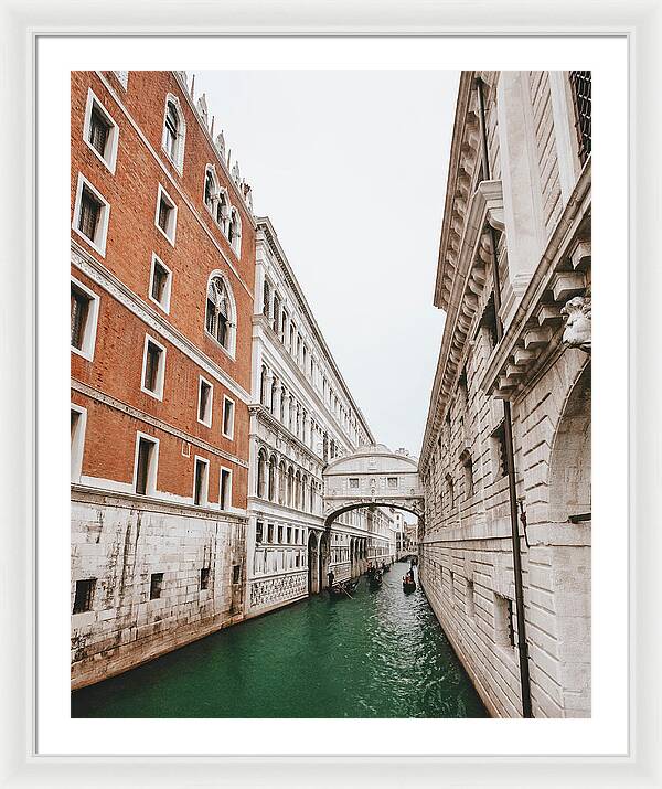 Venice Italy Photograpy | Bridge of Sighs | Framed Print