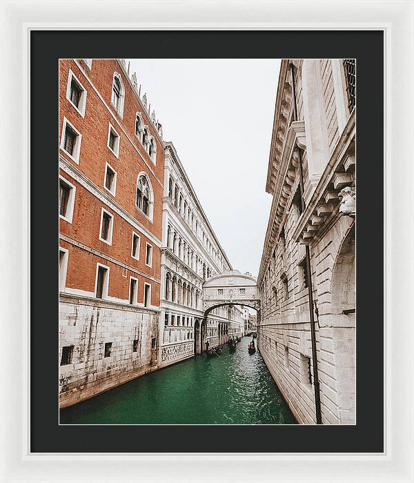 Venice Italy Photograpy | Bridge of Sighs | Framed Print