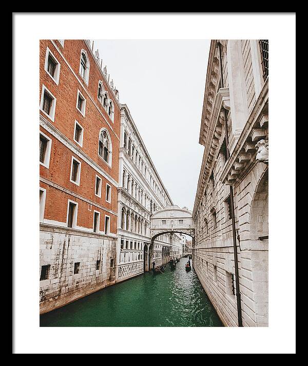 Venice Italy Photograpy | Bridge of Sighs | Framed Print