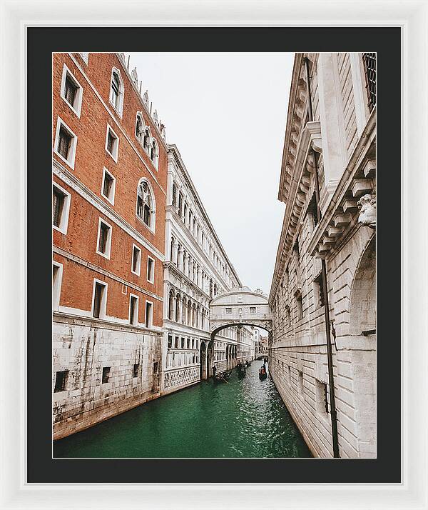 Venice Italy Photograpy | Bridge of Sighs | Framed Print