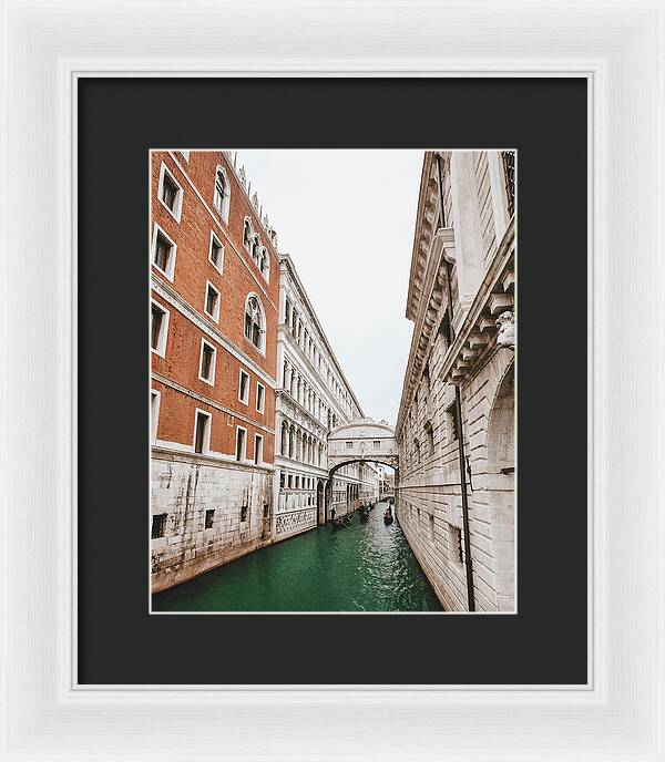 Venice Italy Photograpy | Bridge of Sighs | Framed Print