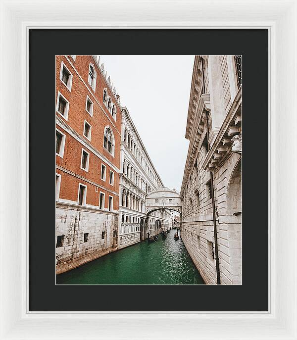 Venice Italy Photograpy | Bridge of Sighs | Framed Print