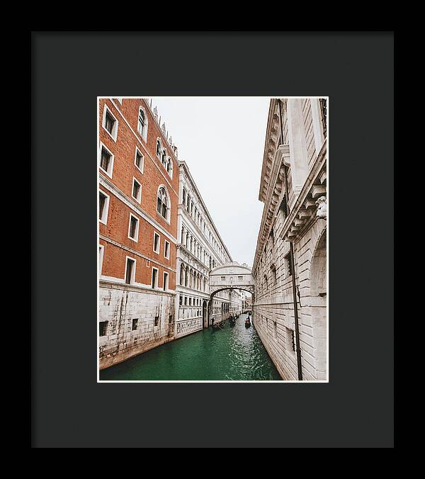 Venice Italy Photograpy | Bridge of Sighs | Framed Print