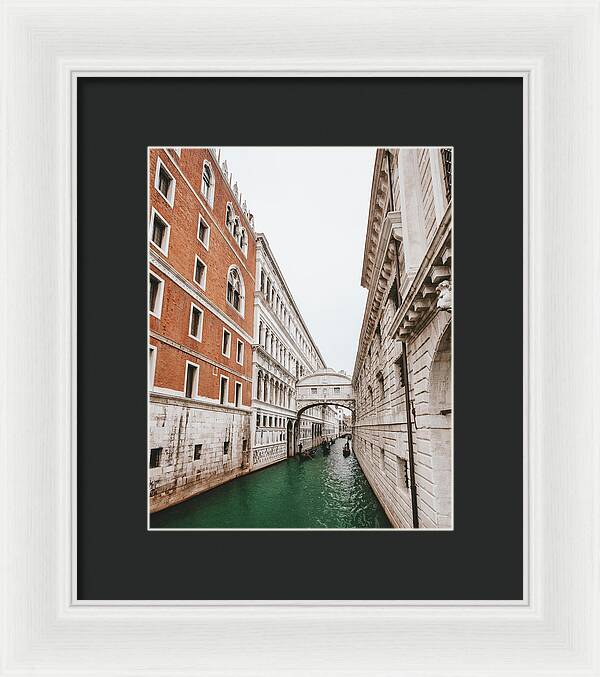 Venice Italy Photograpy | Bridge of Sighs | Framed Print