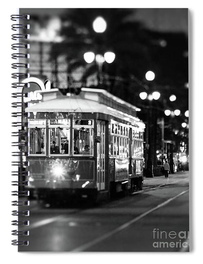 Canal Street Streetcar New Orleans - Spiral Notebook