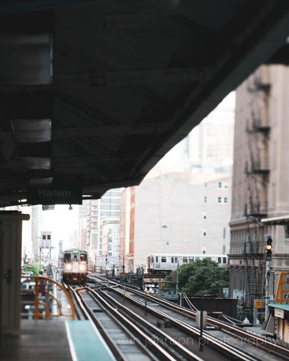 Elevated Train | Chicago Transportation Photograph