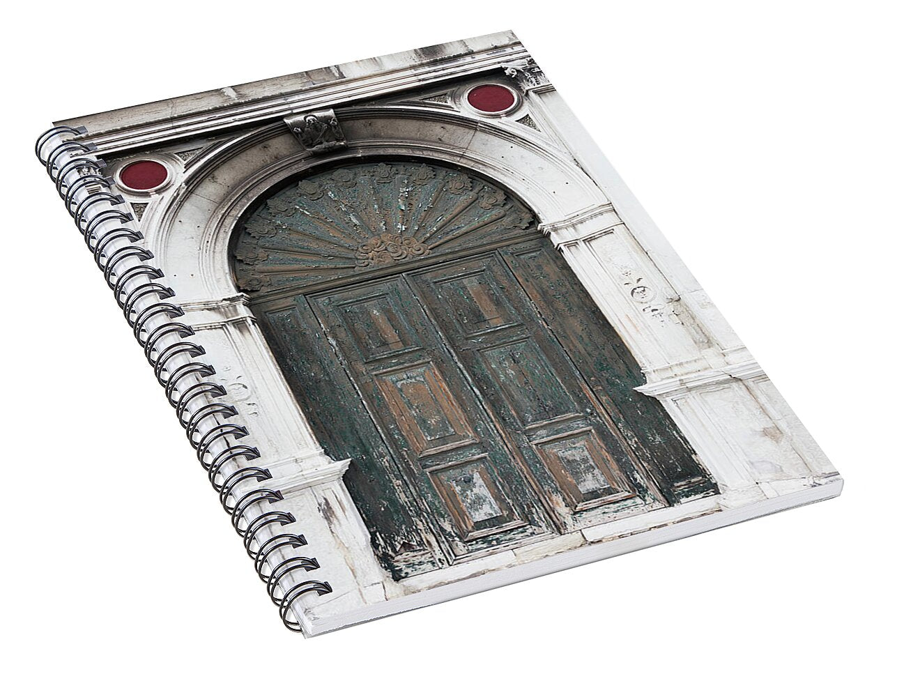 Church Door Venice - Spiral Notebook