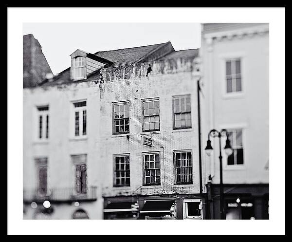 Decatur in Black and White - Framed Print