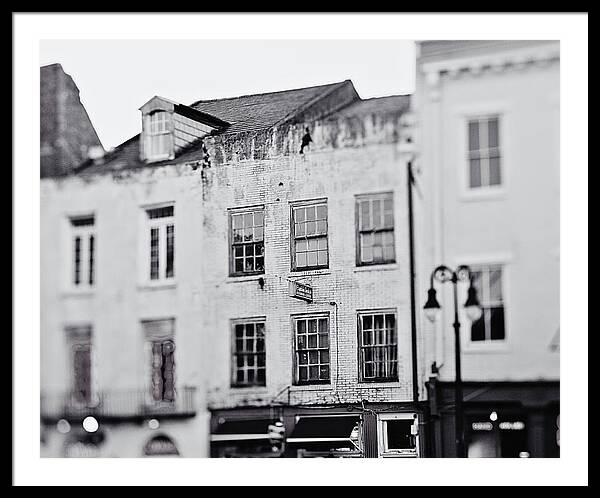 Decatur in Black and White - Framed Print