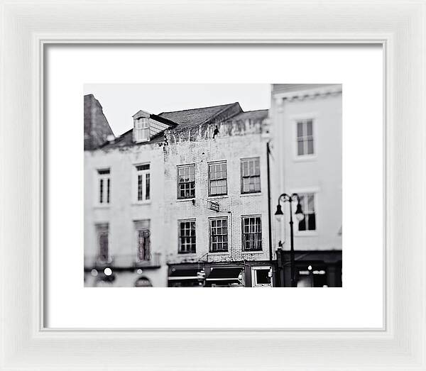 Decatur in Black and White - Framed Print