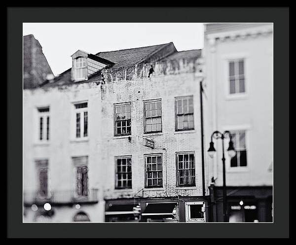 Decatur in Black and White - Framed Print