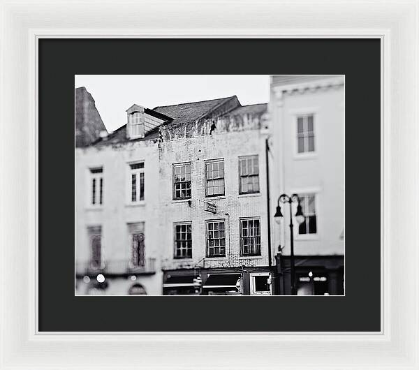 Decatur in Black and White - Framed Print