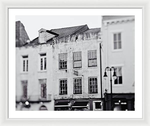 Decatur in Black and White - Framed Print