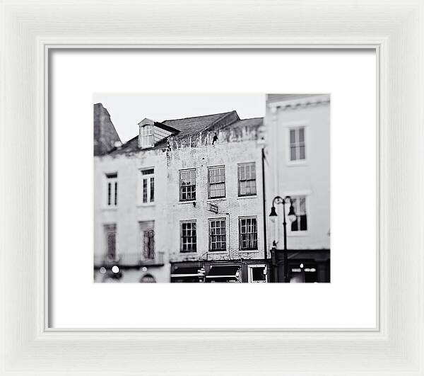 Decatur in Black and White - Framed Print