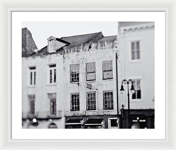 Decatur in Black and White - Framed Print