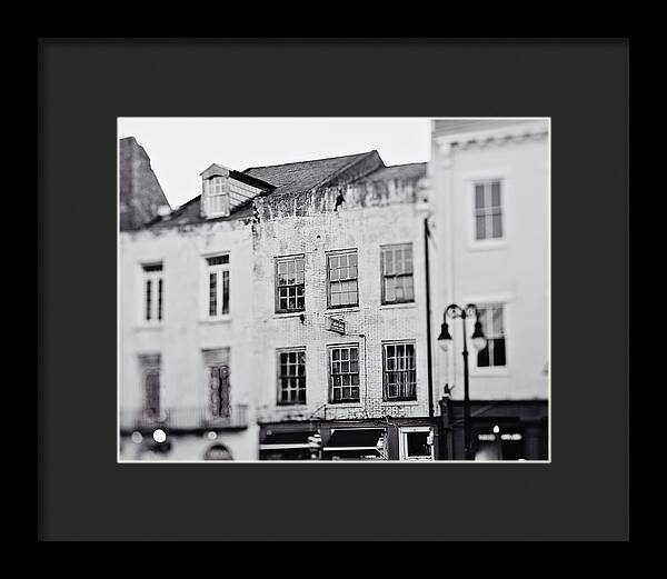 Decatur in Black and White - Framed Print