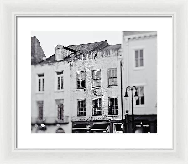 Decatur in Black and White - Framed Print