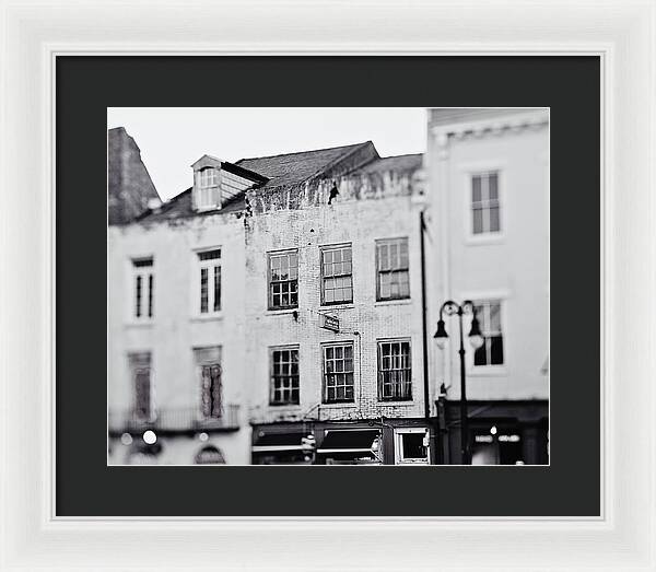 Decatur in Black and White - Framed Print