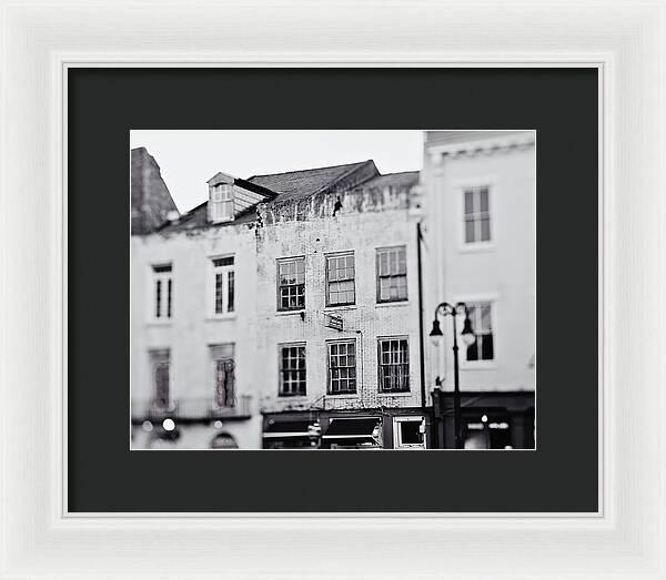 Decatur in Black and White - Framed Print