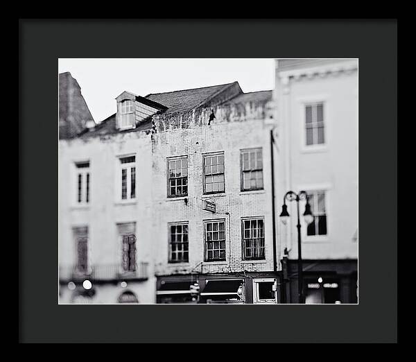 Decatur in Black and White - Framed Print