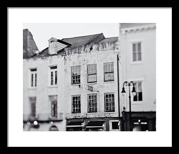 Decatur in Black and White - Framed Print