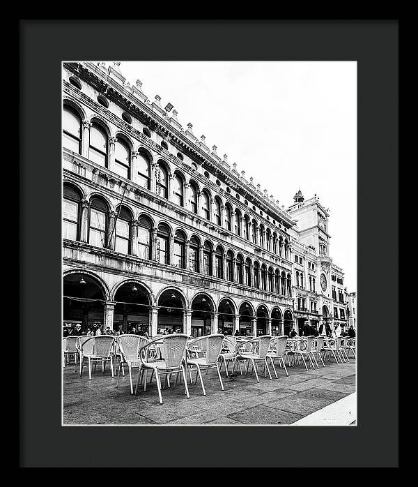 Dining In - Venice Italy - Framed Print