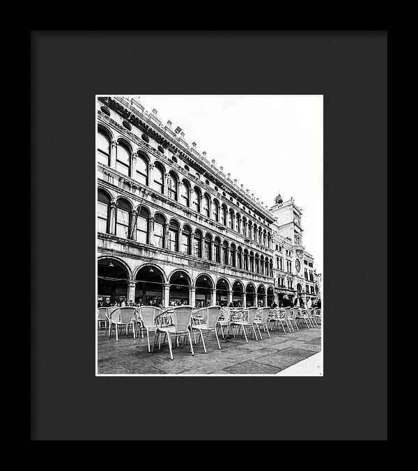 Dining In - Venice Italy - Framed Print